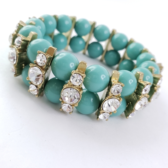J. Crew Jewelry - NWOT! J. Crew Statement Bracelet Blue Green